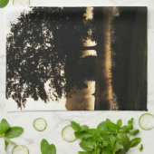 モーニングレイクシーンktm キッチンタオル (折り畳み)