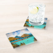 モーニングレイクロワー ガラスコースター (アングル)