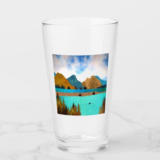 モーニングレイクロワー タンブラーグラス (正面)