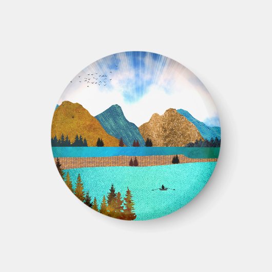 モーニングレイクロワー マグネット (正面)