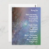 モーニングレイン詩自然交響曲 ポストカード (正面/裏面)