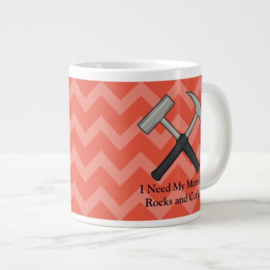 モーニングロックとコーヒー ジャンボコーヒーマグカップ (正面右)