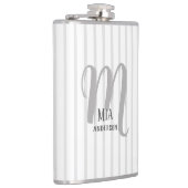 モーニングヴィーベモノグラパーソナライズされたム フラスク (右)