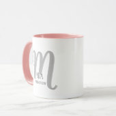 モーニングヴィーベモノグラパーソナライズされたム マグカップ (正面左)