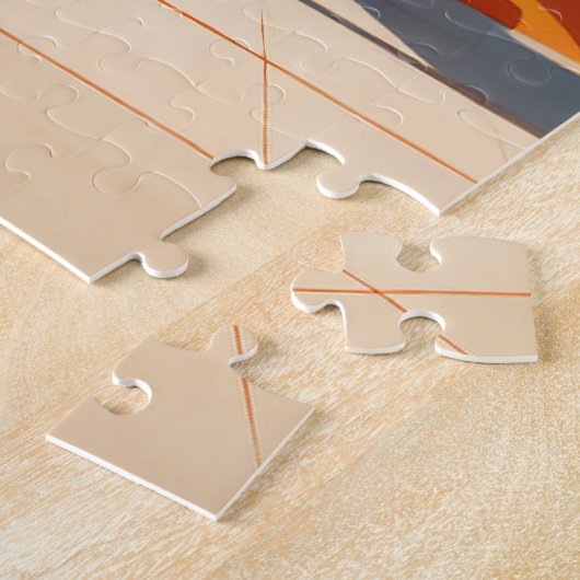 モーニング地中海のテラスブリス ジグソーパズル (側面)