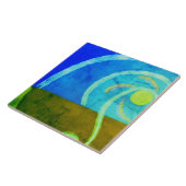 モーニング抽象芸術デジ絵画タル タイル (側面)