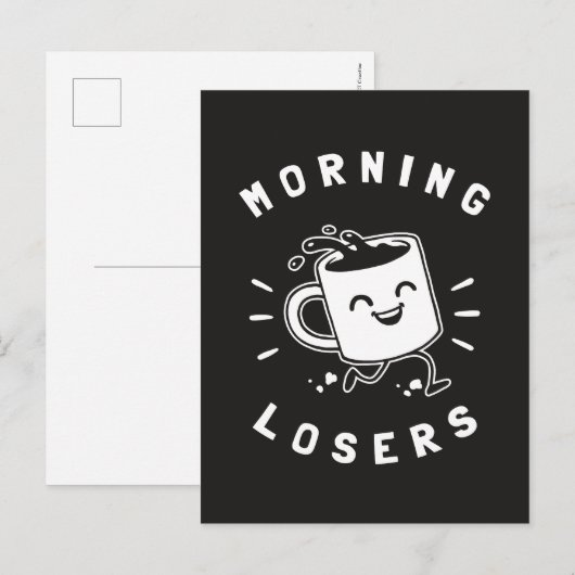 モーニング敗者 ポストカード (正面/裏面)