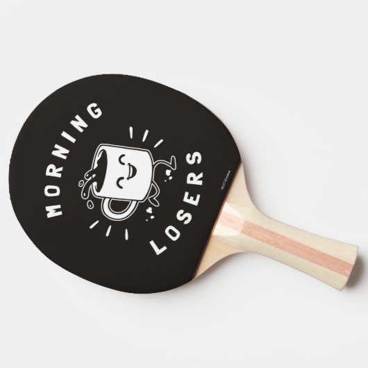 モーニング敗者 卓球ラケット (横)