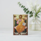 モーニング祈りの言葉カード正教会 プレイスカード (スタンド正面)