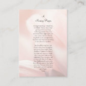 モーニング祈りの言葉カード正教会 プレイスカード (裏面)