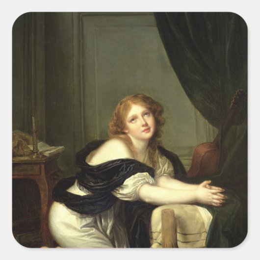 モーニング祈りの言葉 スクエアシール (正面)