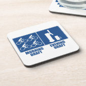 モーニング荷車を引く、夕べ荷車を引く コースター (左側)