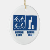 モーニング荷車を引く、夕べ荷車を引く セラミックオーナメント (右)