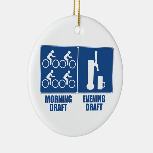 モーニング荷車を引く、夕べ荷車を引く セラミックオーナメント (右)