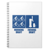 モーニング荷車を引く、夕べ荷車を引く ノートブック (正面)