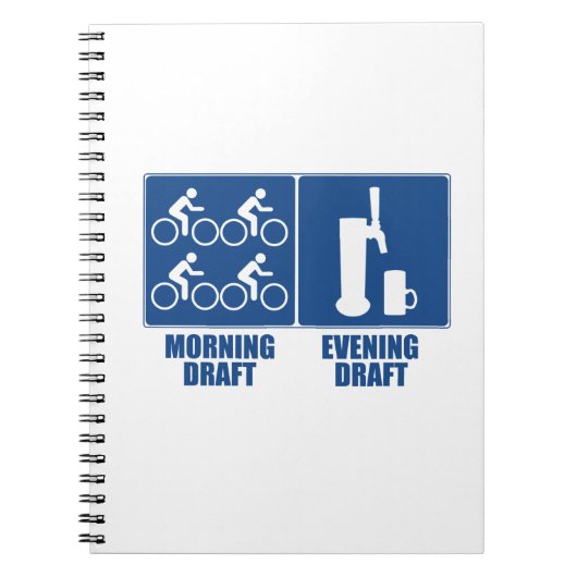 モーニング荷車を引く、夕べ荷車を引く ノートブック (正面)