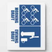 モーニング荷車を引く、夕べ荷車を引く フォトプラーク (正面)