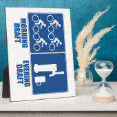 モーニング荷車を引く、夕べ荷車を引く フォトプラーク (側面)