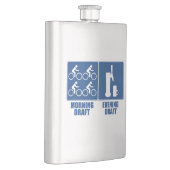 モーニング荷車を引く、夕べ荷車を引く フラスク (右)