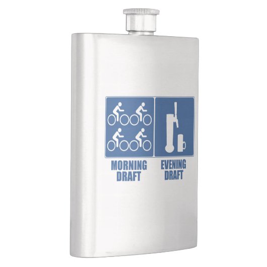 モーニング荷車を引く、夕べ荷車を引く フラスク (右)