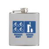 モーニング荷車を引く、夕べ荷車を引く フラスク (正面)