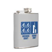 モーニング荷車を引く、夕べ荷車を引く フラスク (右)