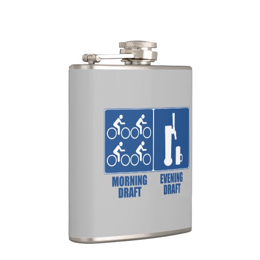 モーニング荷車を引く、夕べ荷車を引く フラスク (右)