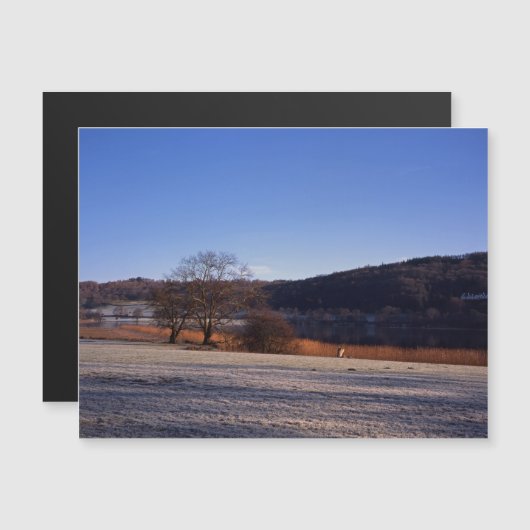 モーニング霜の降りたエストワイトウォータークンブリアイングランド (正面/裏面)