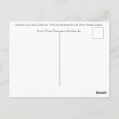 モーニング霜の降りたエストワイトウォータークンブリアイングランド ポストカード (裏面)