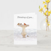 モーニング食べ物を与えのデジタルアート考えるズ・オブ・ユー カード (黄色い花)