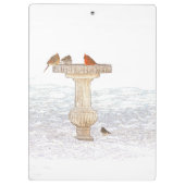 モーニング食べ物を与えデジタルアート クリップボード (裏面)