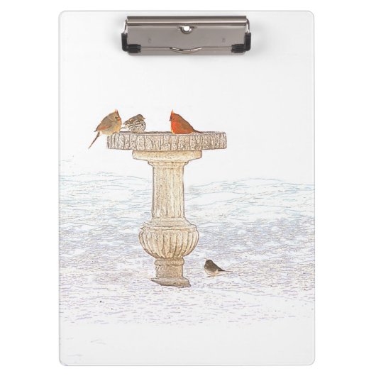 モーニング食べ物を与えデジタルアート クリップボード (正面)