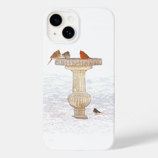 モーニング食べ物を与えデジタルアート Case-Mate iPhoneケース (裏面)