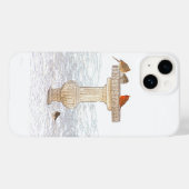 モーニング食べ物を与えデジタルアート Case-Mate iPhoneケース (裏面 (横))