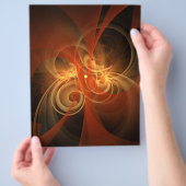 モーニング魔法抽象芸術アートフライヤー チラシ (手)