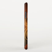 モーニング魔法抽象芸術アート光沢 iPhoneケース (右側)