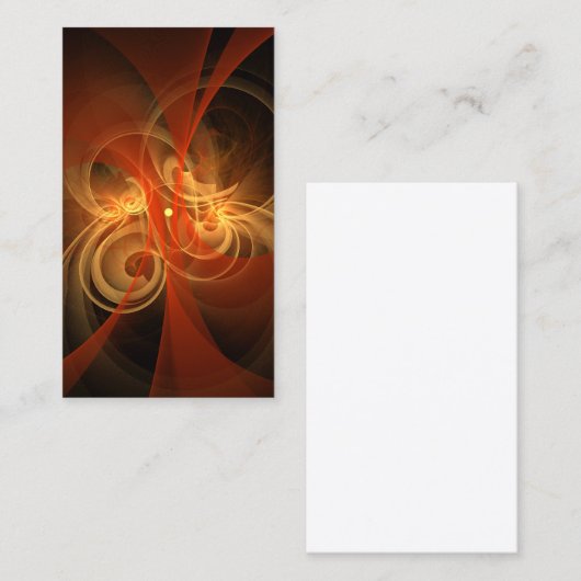 モーニング魔法抽象芸術アート名刺 名刺 (正面/裏面)