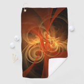 モーニング魔法抽象芸術アート ゴルフタオル (インサイチュ)