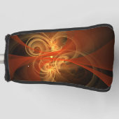 モーニング魔法抽象芸術アート ゴルフヘッドカバー (正面)