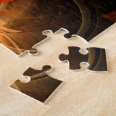 モーニング魔法抽象芸術アート ジグソーパズル (側面)