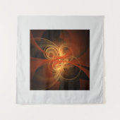 モーニング魔法抽象芸術アート タペストリー (正面(横))