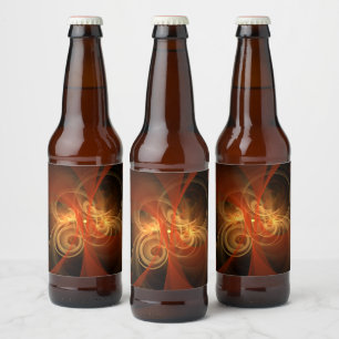 モーニング魔法抽象芸術アート ビールラベル