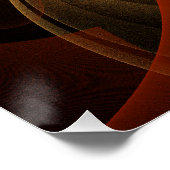 モーニング魔法抽象芸術アート ポスター (コーナー)