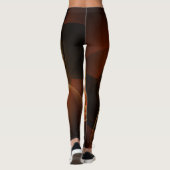 モーニング魔法抽象芸術アート レギンス (裏面)