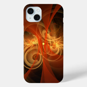 モーニング魔法抽象芸術アート iPhone 15 MINIケース