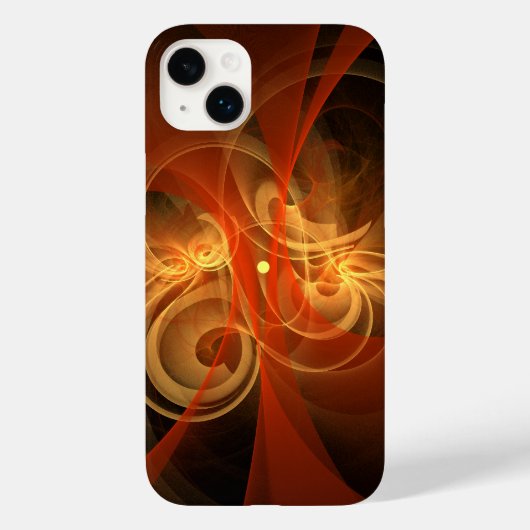 モーニング魔法抽象芸術アート Case-Mate iPhoneケース (裏面)