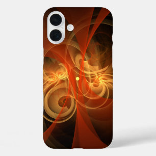 モーニング魔法抽象芸術アート iPhone 16 PLUSケース