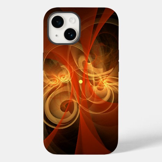 モーニング魔法抽象芸術アート Case-Mate iPhoneケース (裏面)