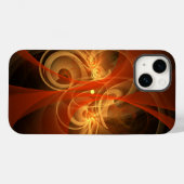 モーニング魔法抽象芸術アート Case-Mate iPhoneケース (裏面 (横))