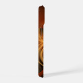 モーニング魔法抽象芸術アート iPhone 15ケース (右側面)